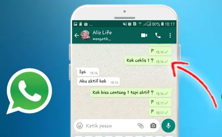 Cara Membuat WhatsApp Tetap Tercentang Satu Meskipun Data&nbsp;Aktif