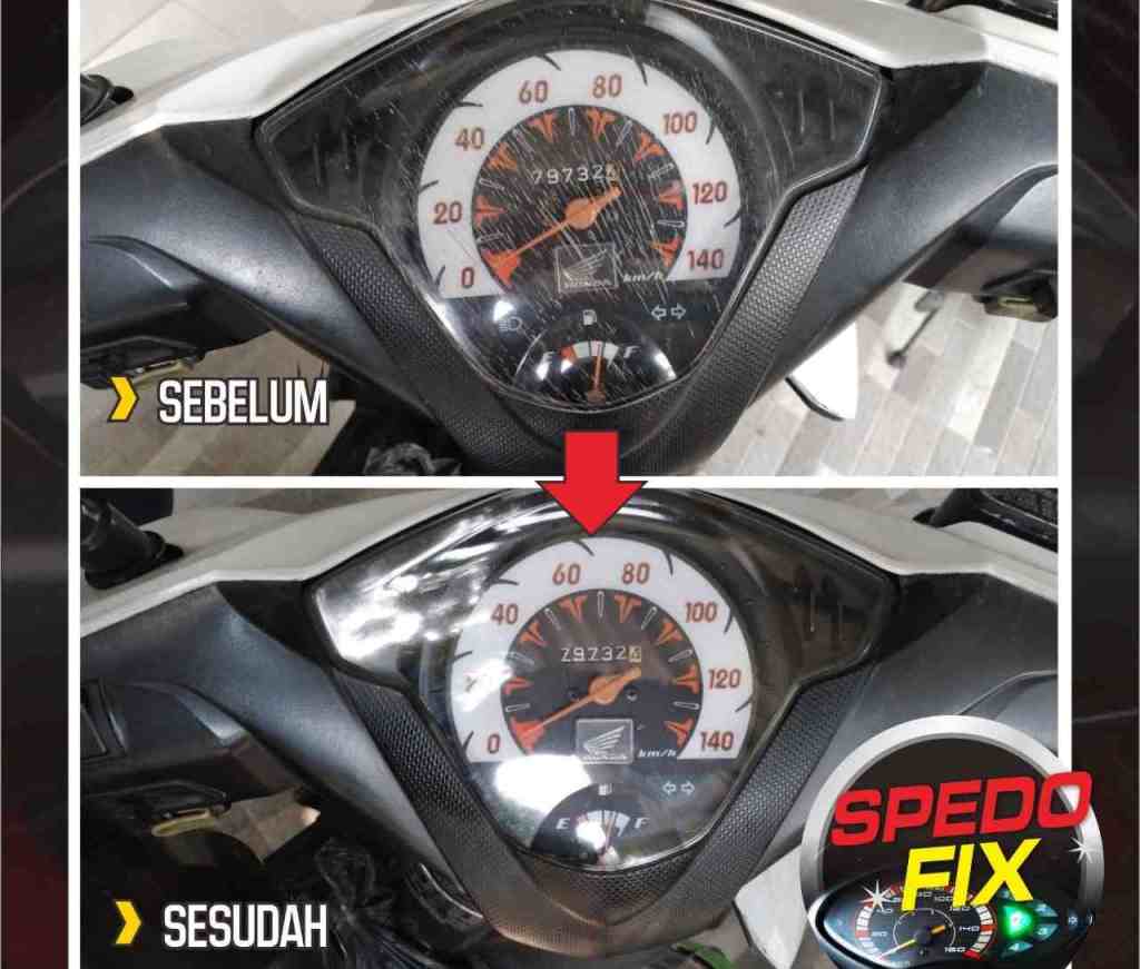 Cara Menghilangkan Noda Retak di Kaca Speedometer&nbsp;Motor
