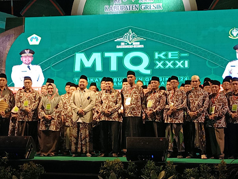 MTQ ke 31 di Bungah Resmi Dibuka, Bupati Gresik Sebut Ajang Kompetensi Diri di Bidang Al&nbsp;Qur’an