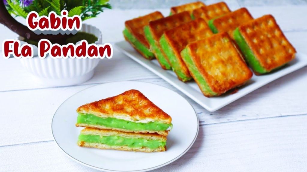 Resep Gabin Vla Pandan Keju, Gurih Nagih Manis Aroma Pandan Cocok Untuk Cemilan Siang&nbsp;Hari